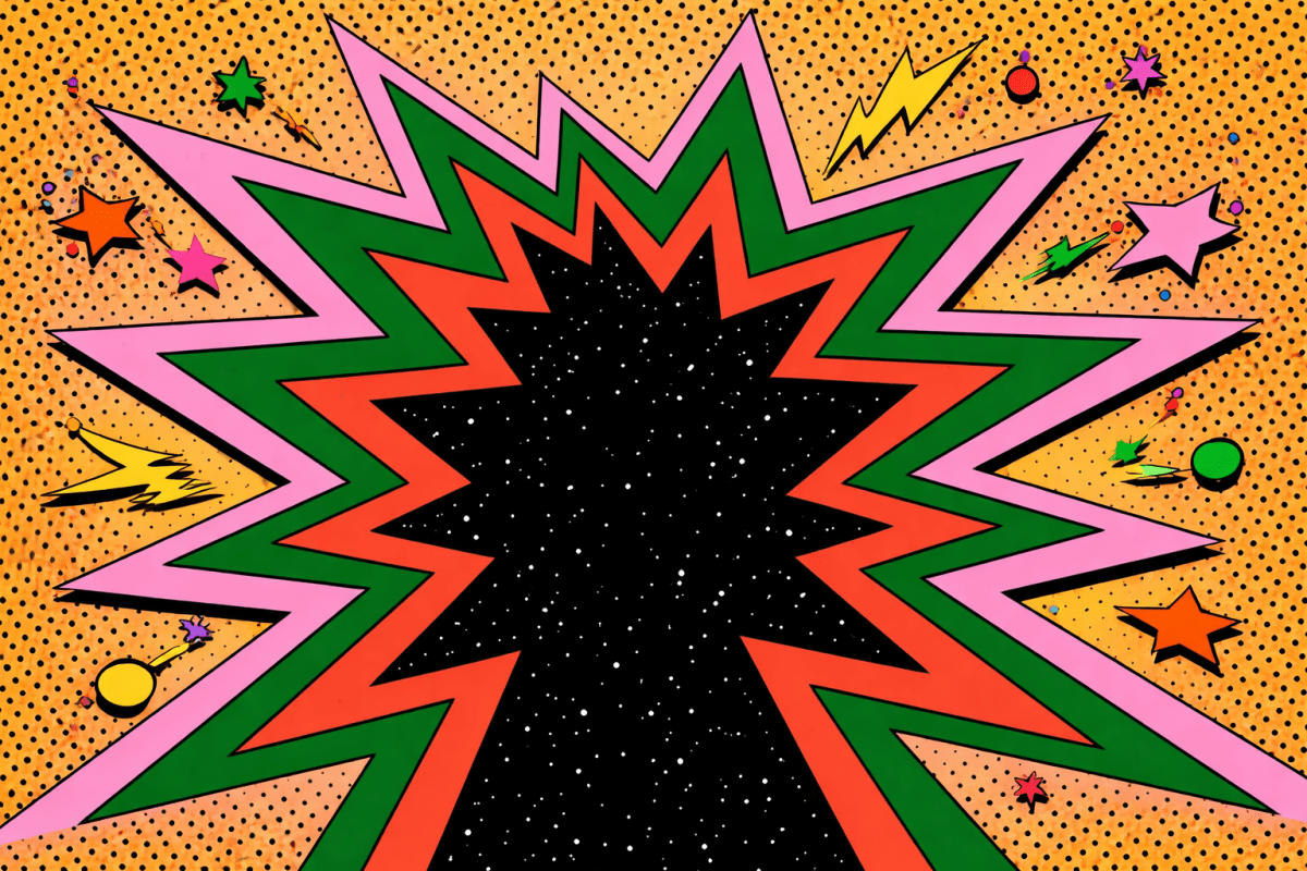 Cosmic Burst Mural