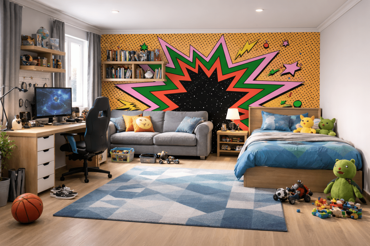 Cosmic Burst Mural