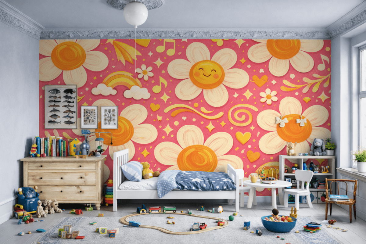 Sunny Blossom Mural
