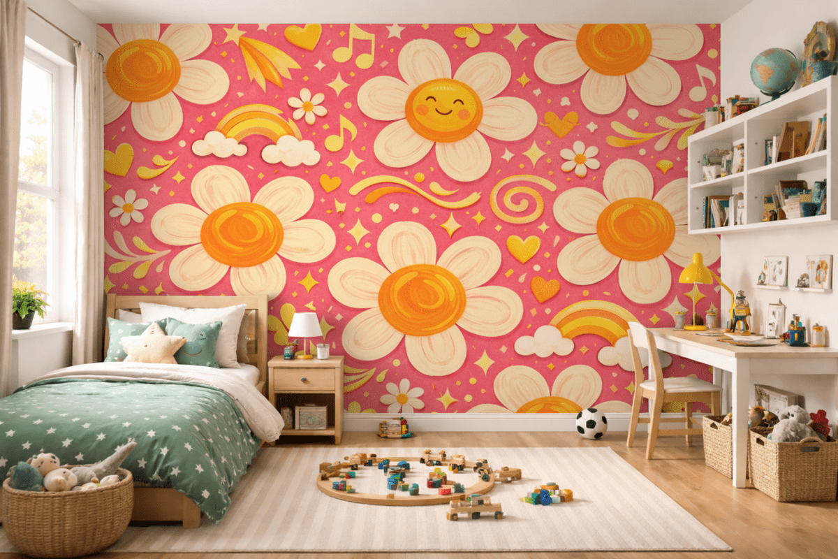 Sunny Blossom Mural