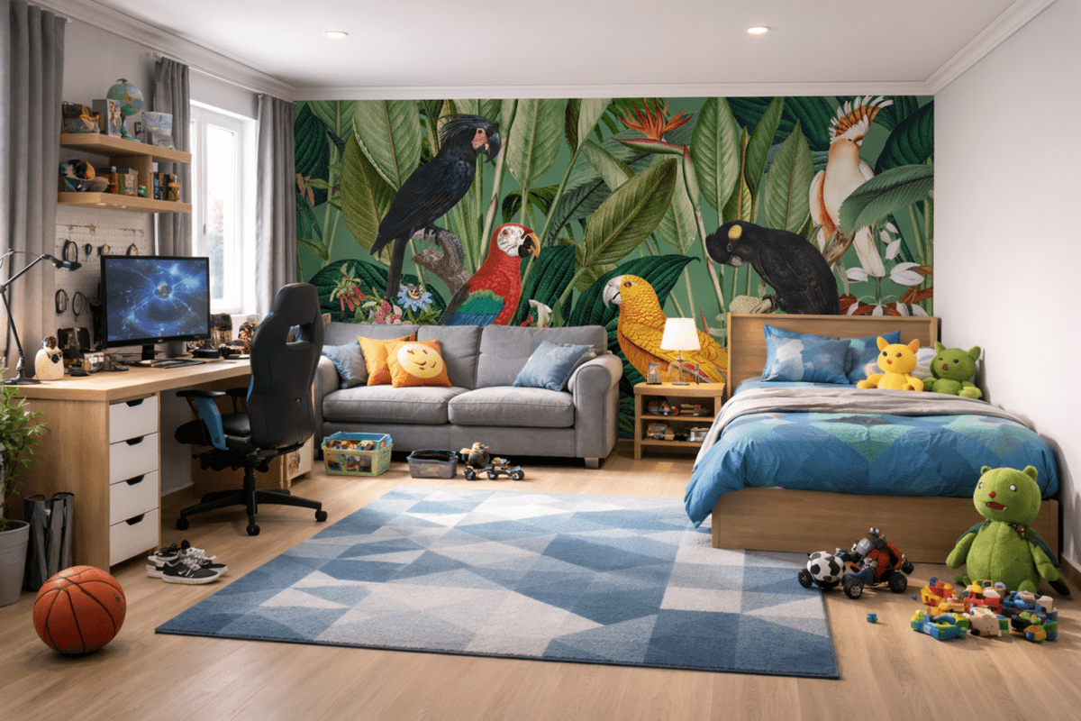 Exotic Feathered Canopy