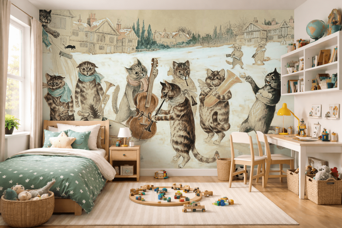 Festive Feline Orchestra