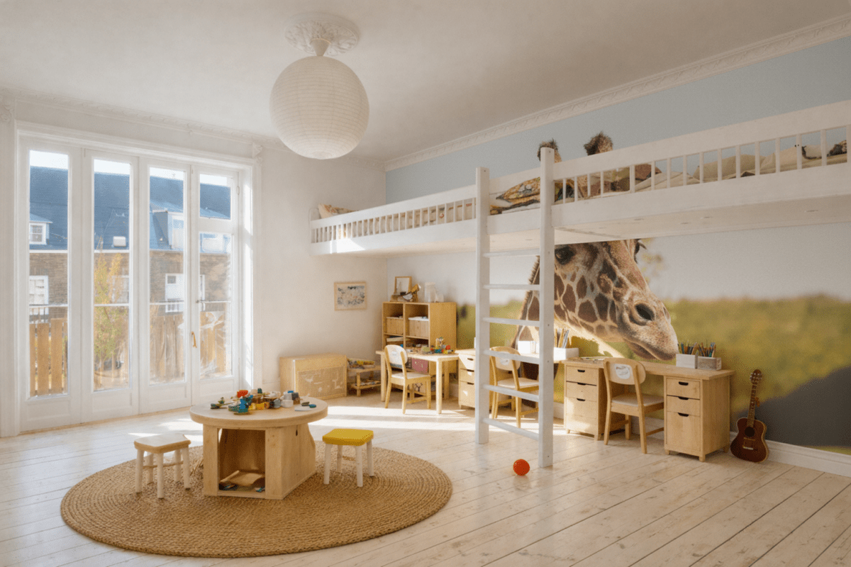 Savannah Giraffe Gaze