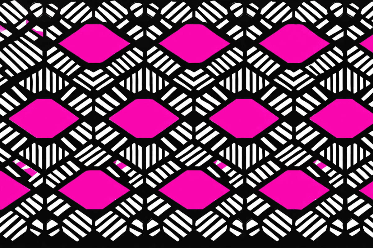Neon Diamond Matrix