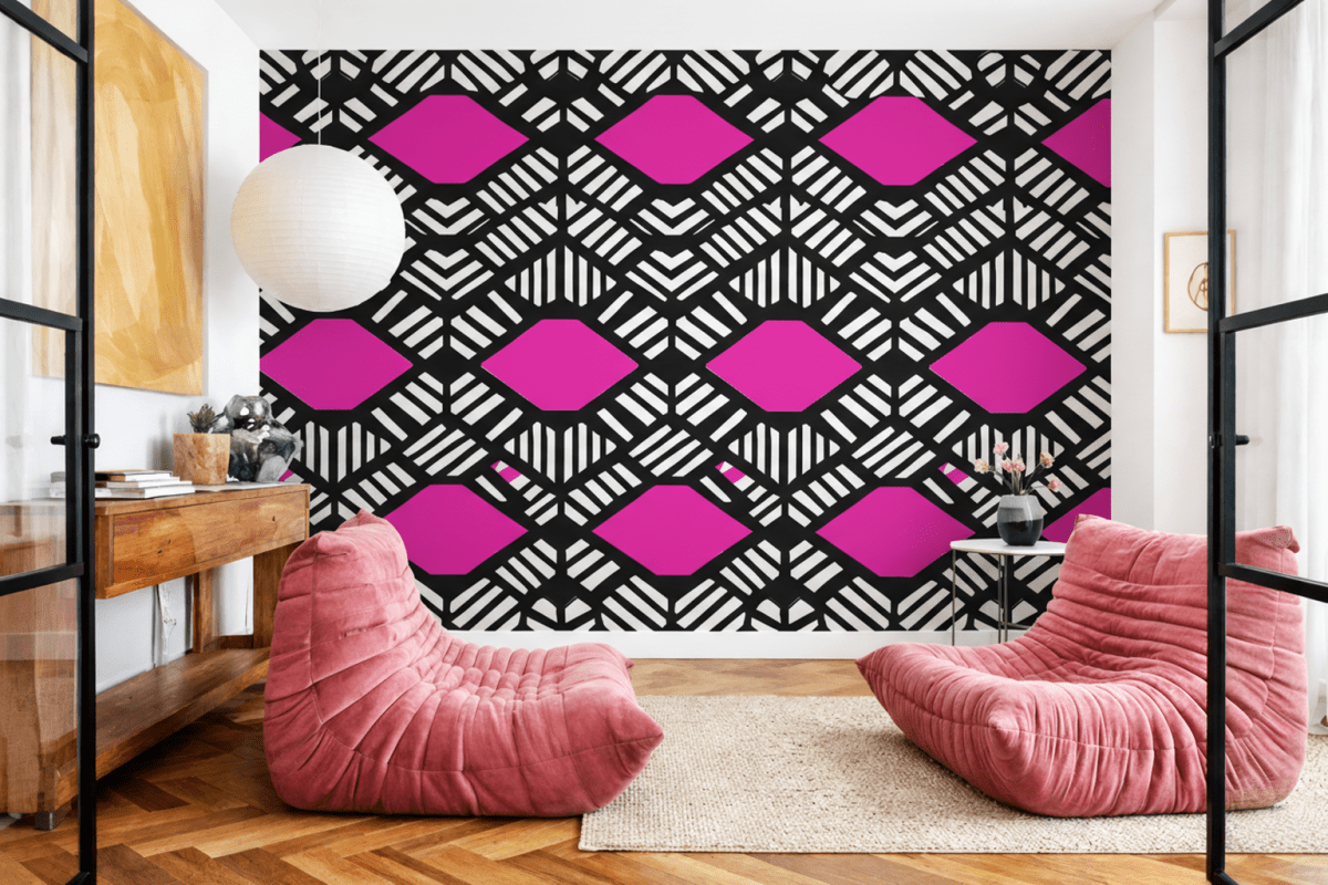 Neon Diamond Matrix