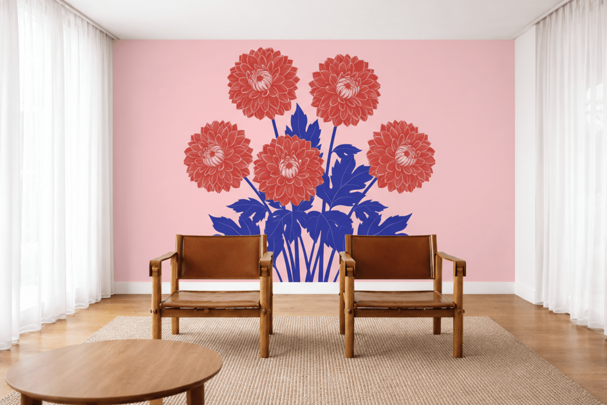 Crimson Dahlia Bouquet