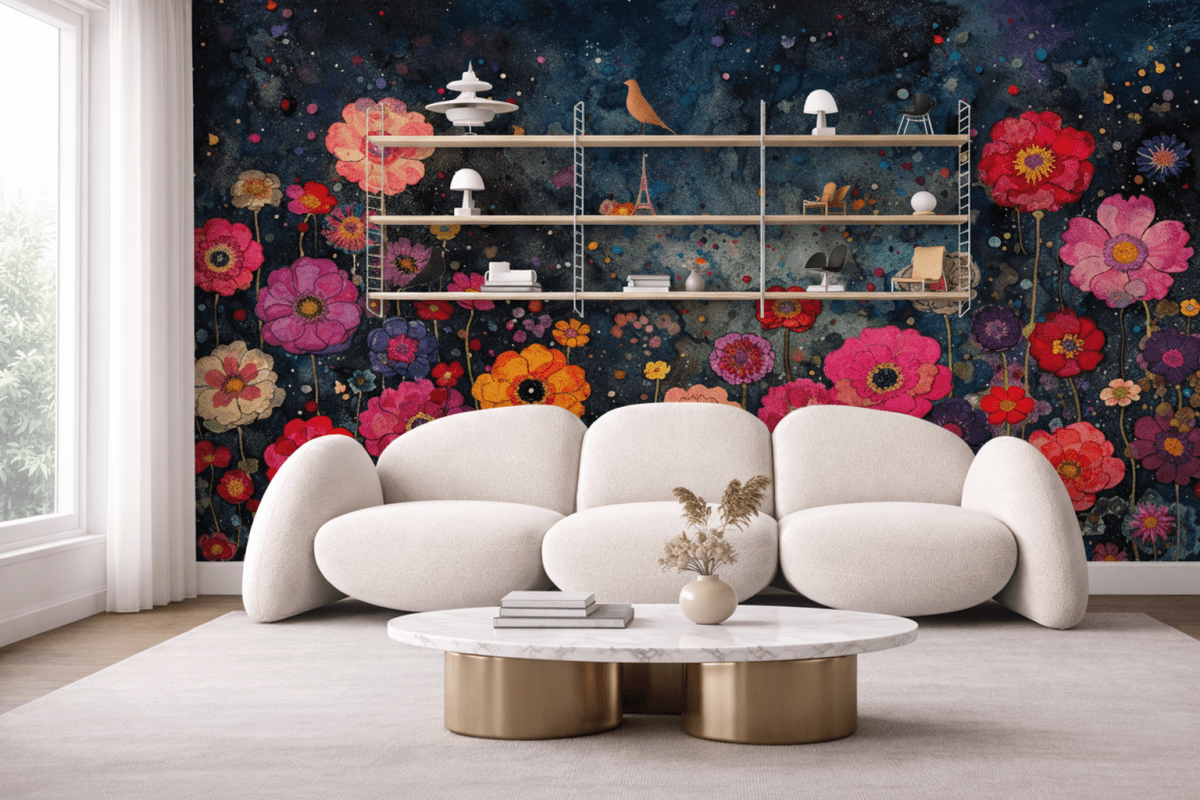 Radiant Petal Mosaic