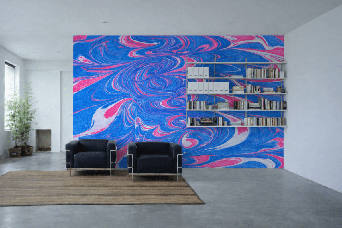 Marbled Azure Swirl