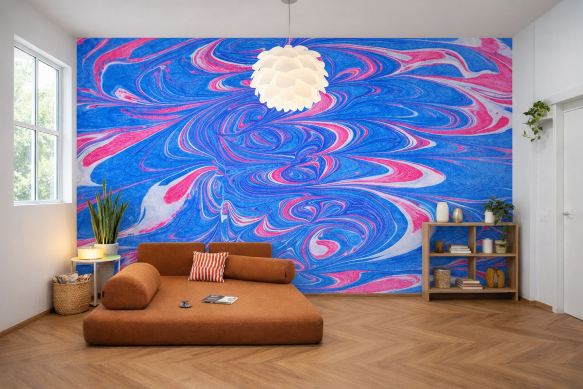 Marbled Azure Swirl