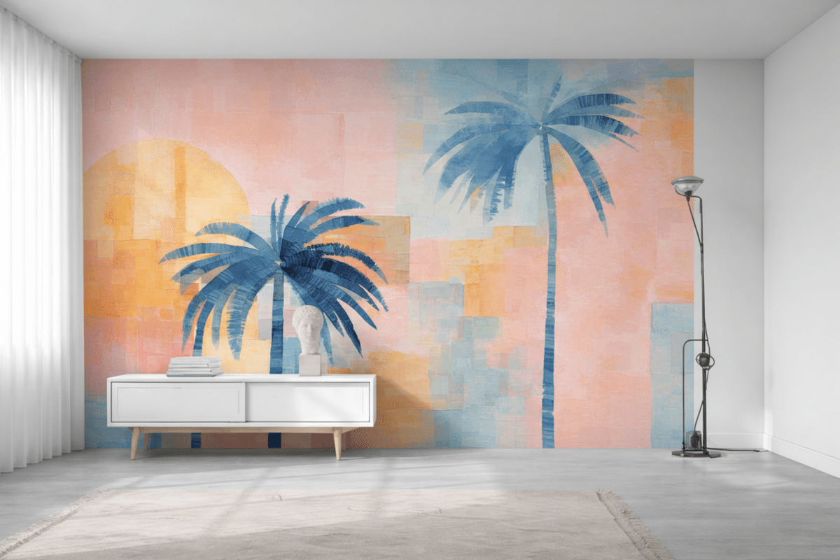 Sunset Palms Mural