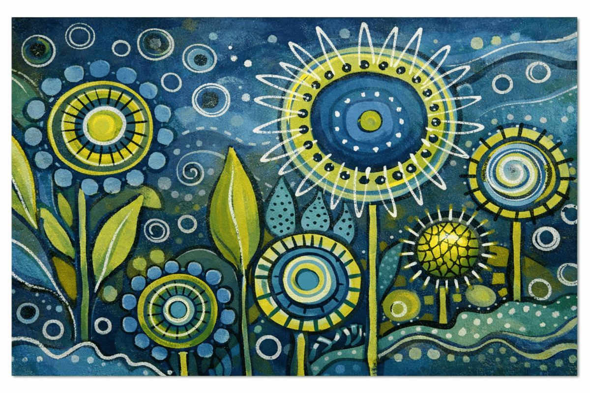 Whimsical Petal Burst