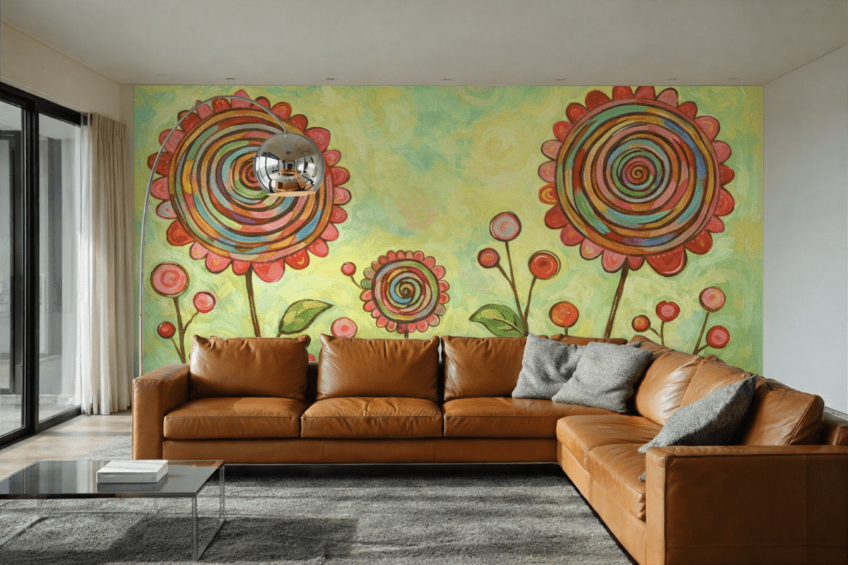 Spiral Blossom Patch