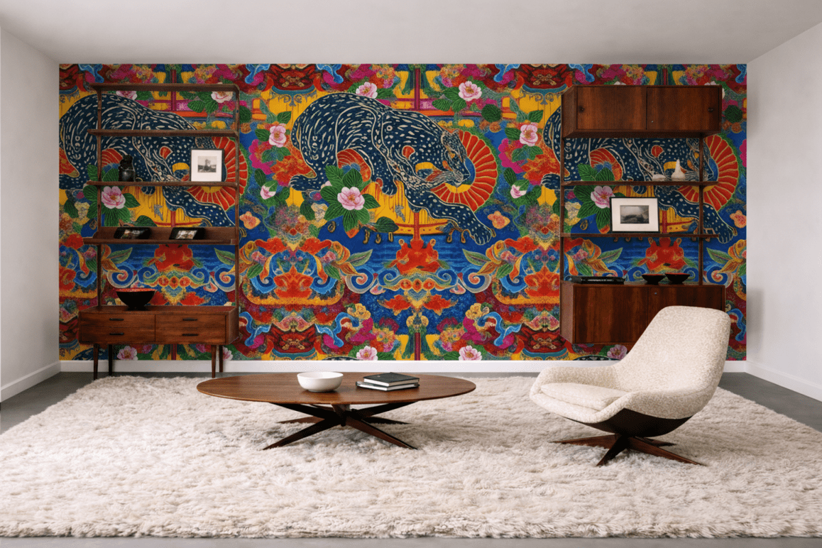 Majestic Feline Tapestry