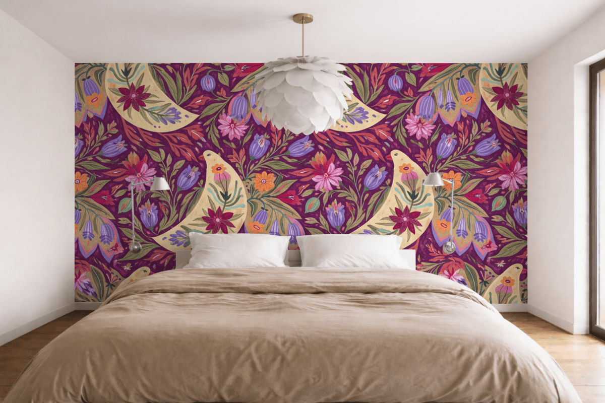 Floral Ink Splash