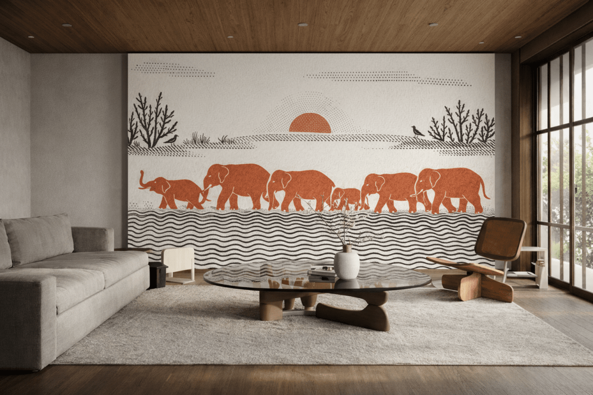 Sunset Elephant Parade