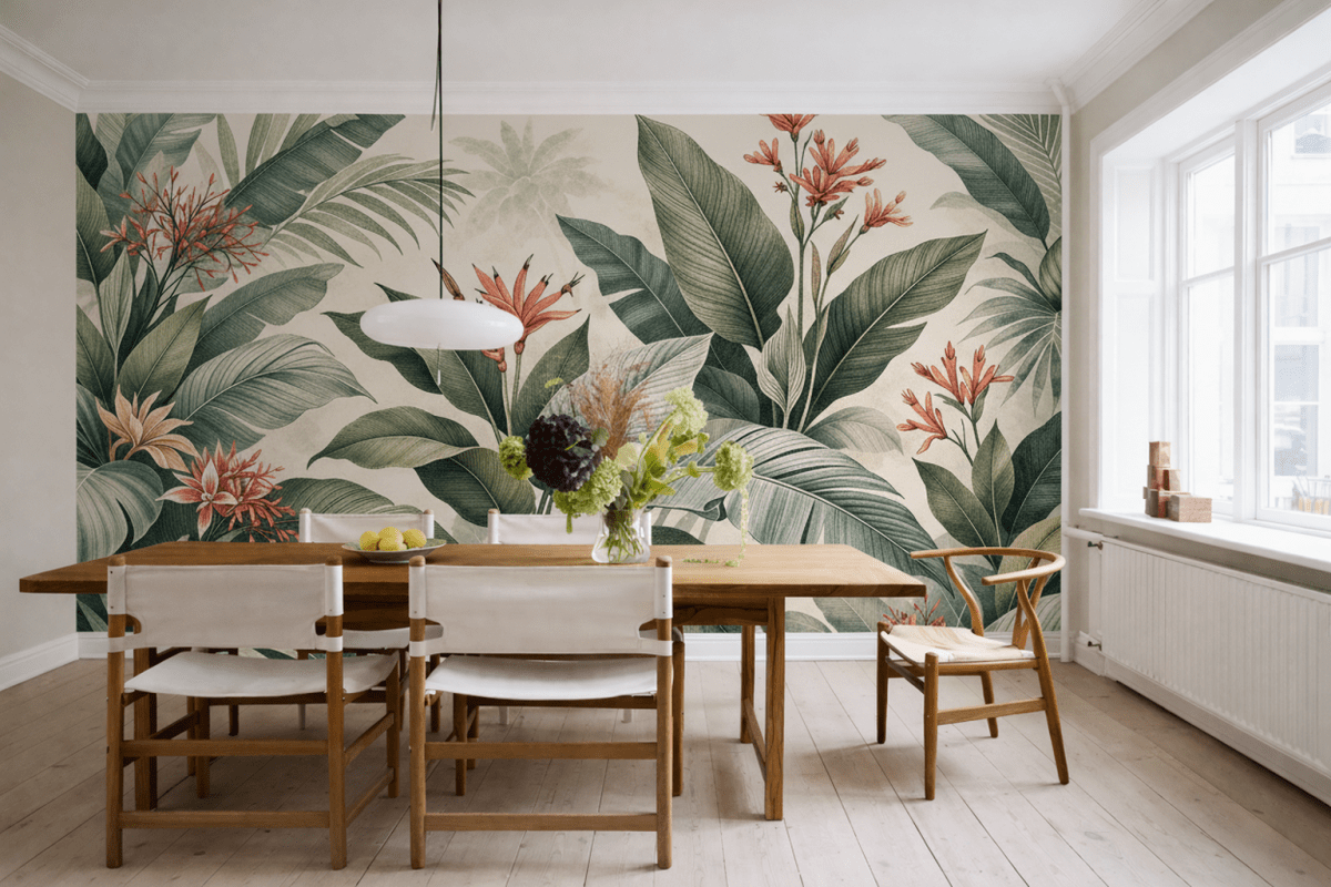 Tropical Ink Garden