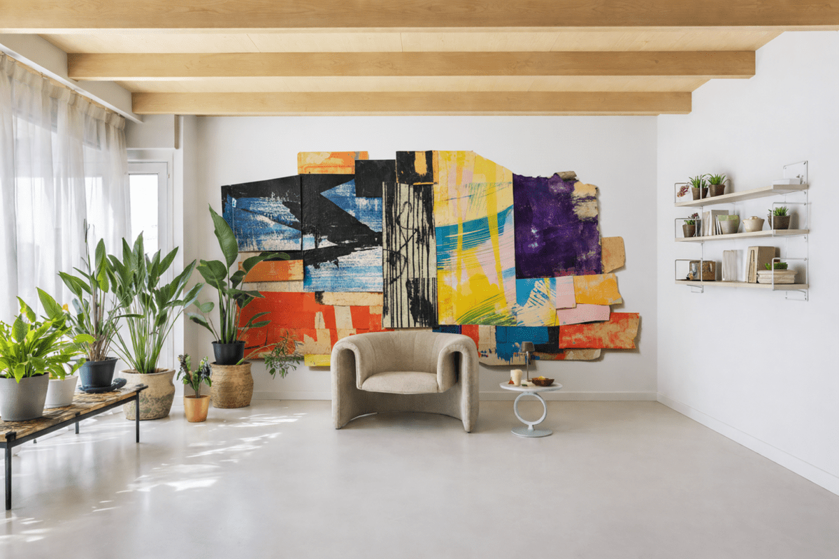 Fragmented Mineral Canvas